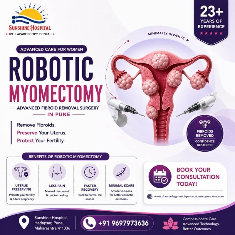 Robotic Myomectomy in Pune – Advanced Fibroid Removal Surgery by Dr. Kapil Kanade